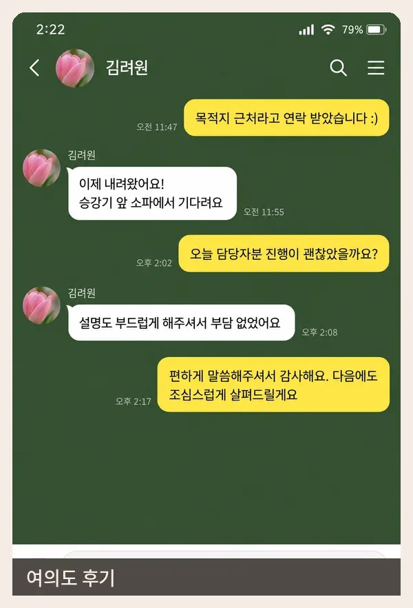 여의도 후기 캡처 2